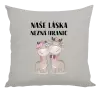 Polštář Naše láska nezná hranic