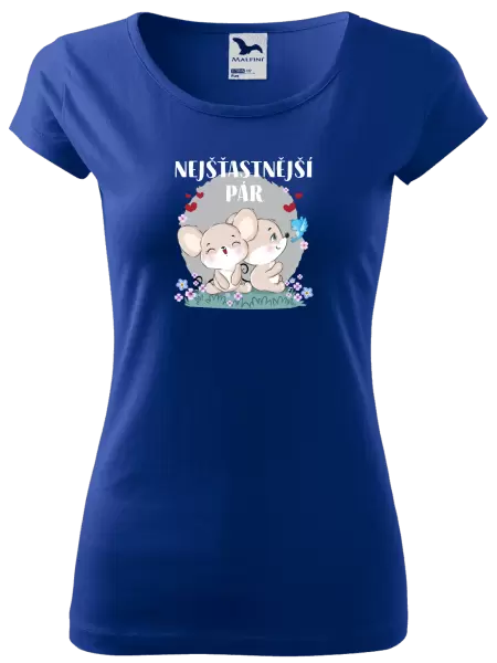 Dámské tričko Nejšťastnější pár