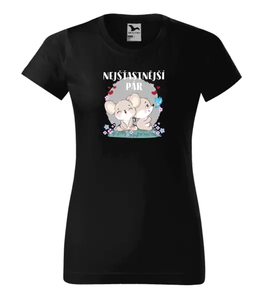 Dámské tričko Nejšťastnější pár