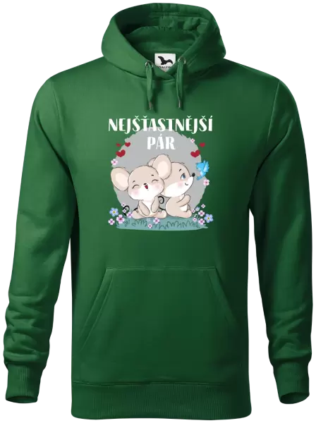 Pánská mikina Nejšťastnější pár