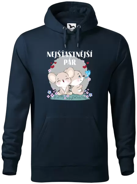 Pánská mikina Nejšťastnější pár