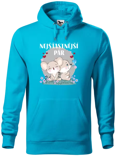 Pánská mikina Nejšťastnější pár