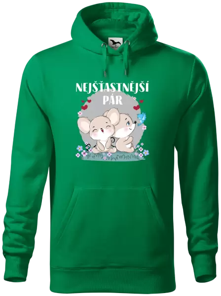 Pánská mikina Nejšťastnější pár