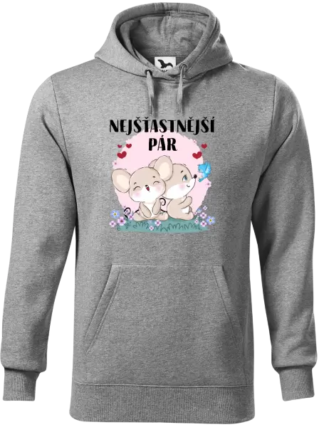 Pánská mikina Nejšťastnější pár