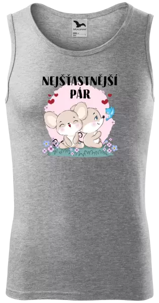 Pánské tílko Nejšťastnější pár