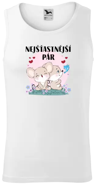 Pánské tílko Nejšťastnější pár
