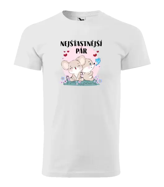 Pánské tričko Nejšťastnější pár