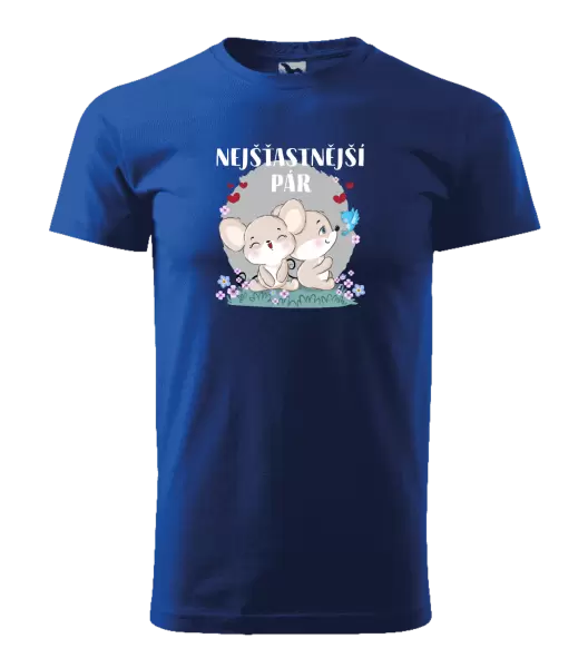 Pánské tričko Nejšťastnější pár