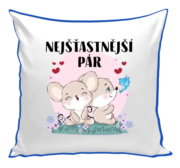 Polštář Nejšťastnější pár