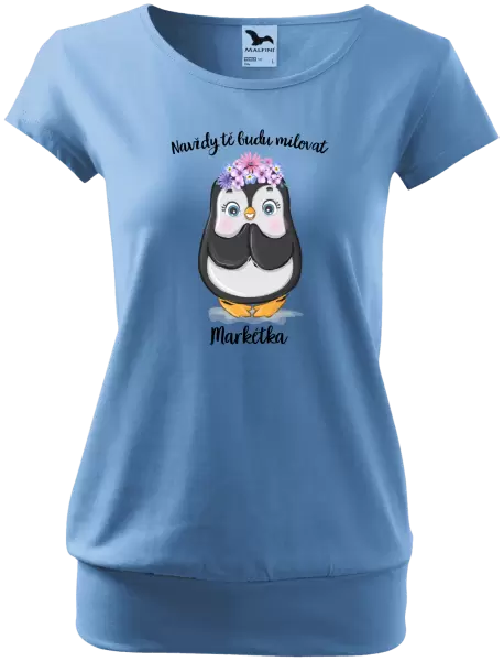 Dámské tričko Navždy tě budu milovat