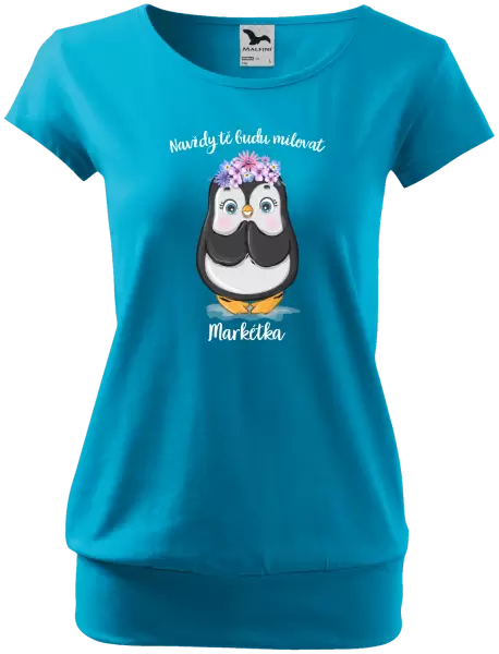 Dámské tričko Navždy tě budu milovat