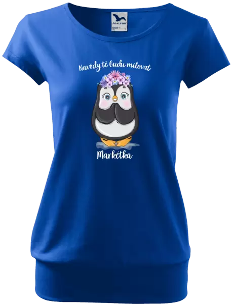 Dámské tričko Navždy tě budu milovat