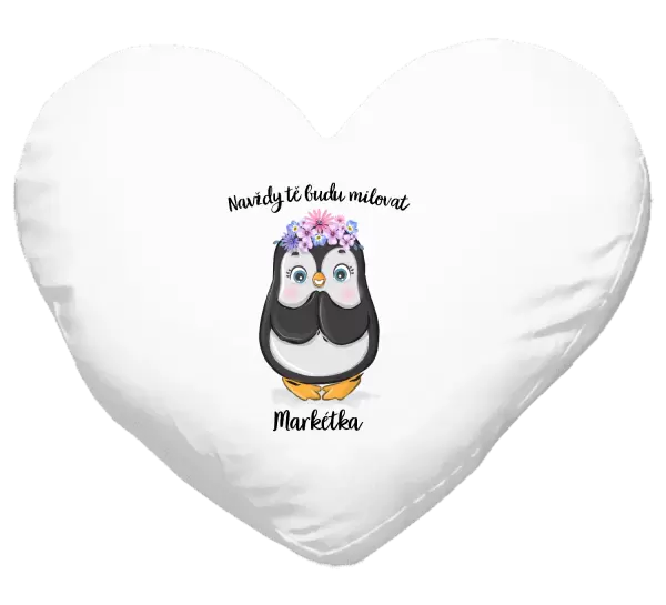 Polštář Navždy tě budu milovat