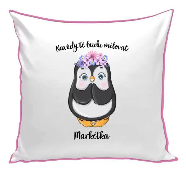 Polštář Navždy tě budu milovat