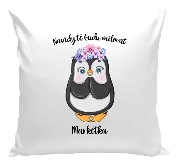 Polštář Navždy tě budu milovat