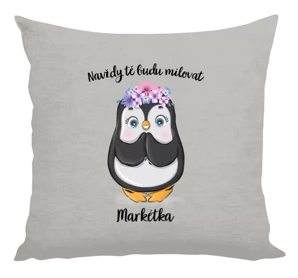 Polštář Navždy tě budu milovat