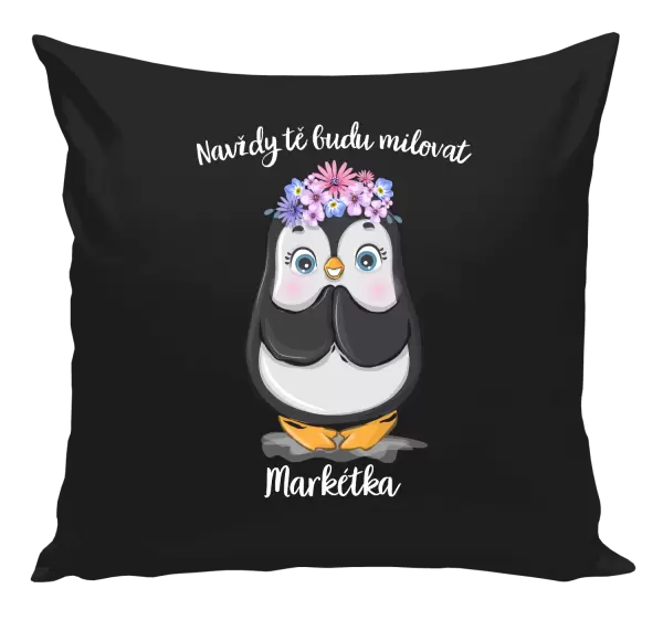 Polštář Navždy tě budu milovat