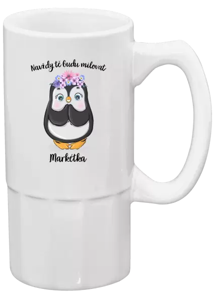 Půllitr Navždy tě budu milovat