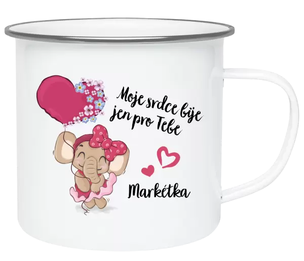Plecháček Moje srdce bije jen pro tebe se jménem