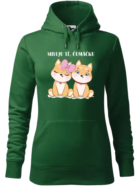 Dámská mikina Miluju tě, čumáčku