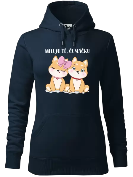 Dámská mikina Miluju tě, čumáčku