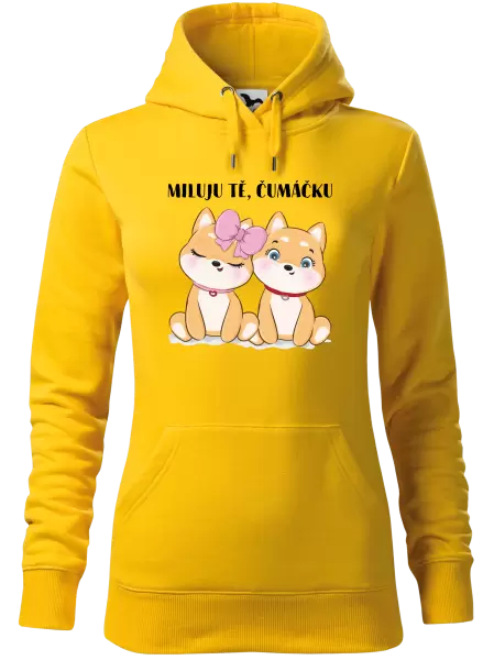 Dámská mikina Miluju tě, čumáčku