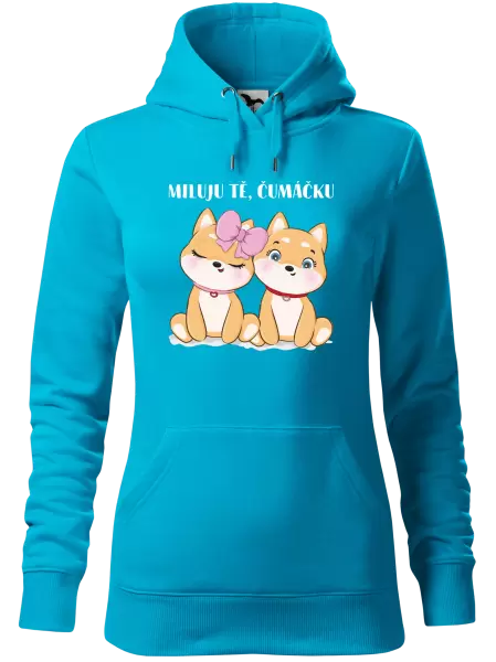 Dámská mikina Miluju tě, čumáčku