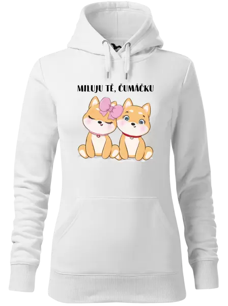 Dámská mikina Miluju tě, čumáčku