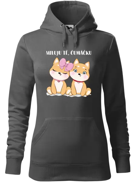 Dámská mikina Miluju tě, čumáčku