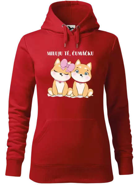 Dámská mikina Miluju tě, čumáčku