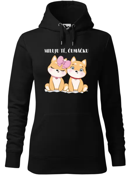 Dámská mikina Miluju tě, čumáčku