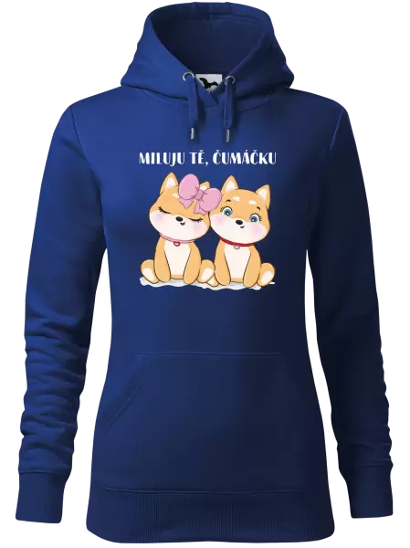 Dámská mikina Miluju tě, čumáčku