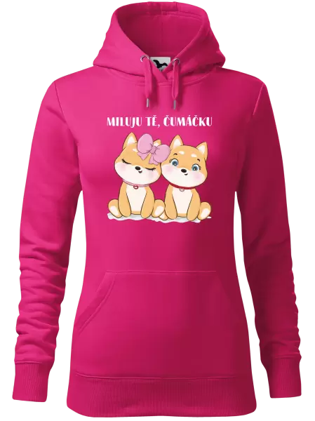 Dámská mikina Miluju tě, čumáčku