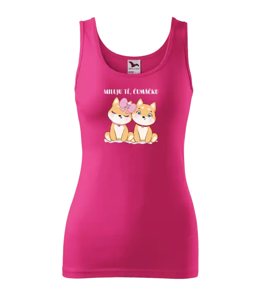 Dámské tílko Miluju tě, čumáčku