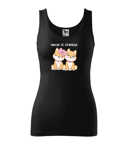 Dámské tílko Miluju tě, čumáčku