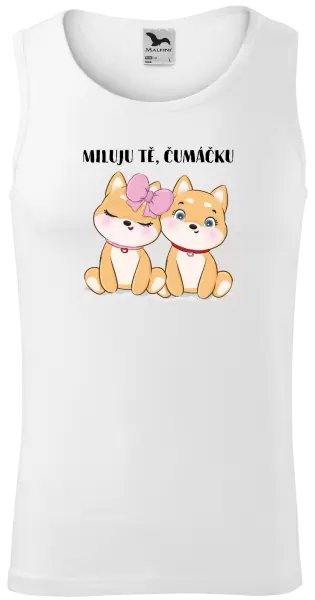 Pánské tílko Miluju tě, čumáčku