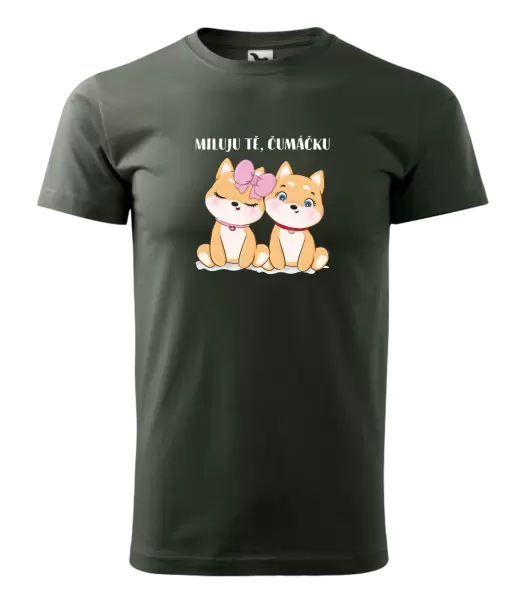 Pánské tričko Miluju tě, čumáčku
