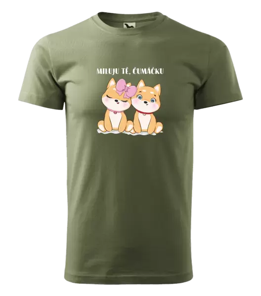 Pánské tričko Miluju tě, čumáčku