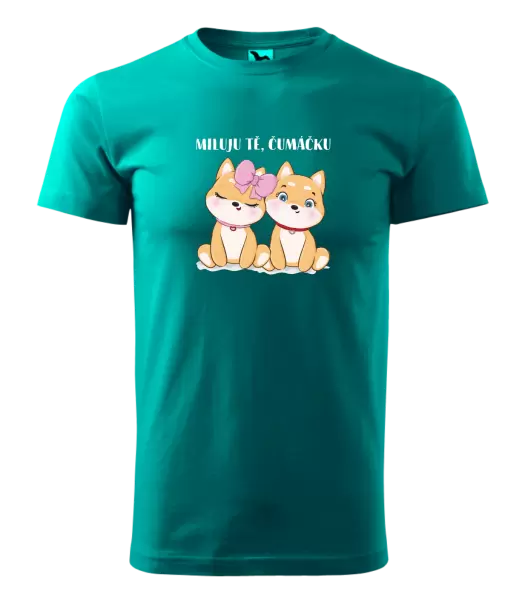 Pánské tričko Miluju tě, čumáčku