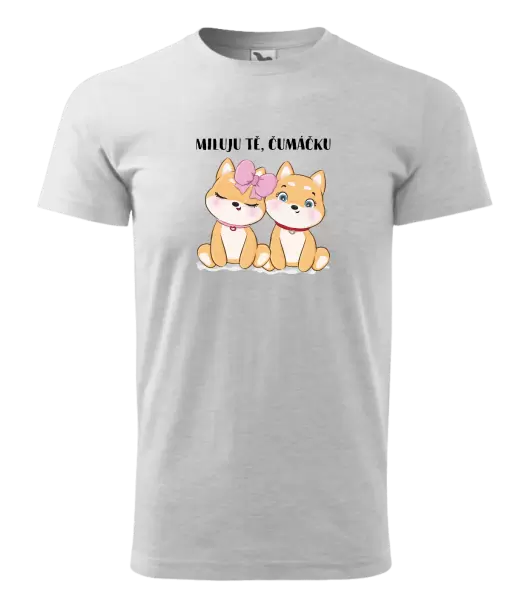 Pánské tričko Miluju tě, čumáčku