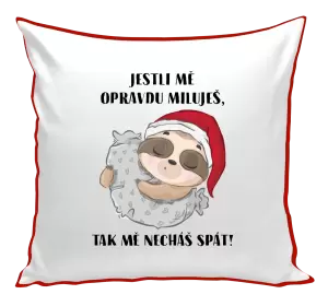 Polštář Jestli mě opravdu miluješ, tak mě necháš spát
