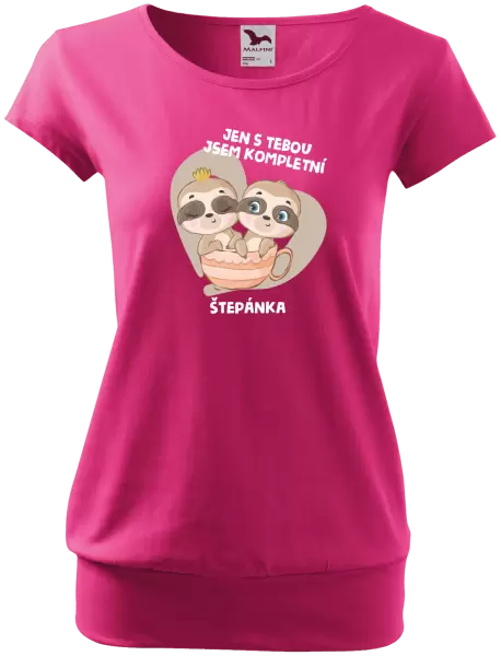 Dámské tričko Jen s tebou jsem kompletní