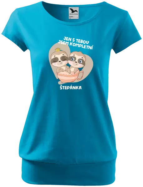 Dámské tričko Jen s tebou jsem kompletní