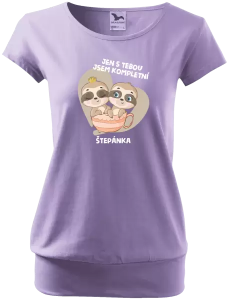 Dámské tričko Jen s tebou jsem kompletní