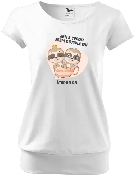 Dámské tričko Jen s tebou jsem kompletní