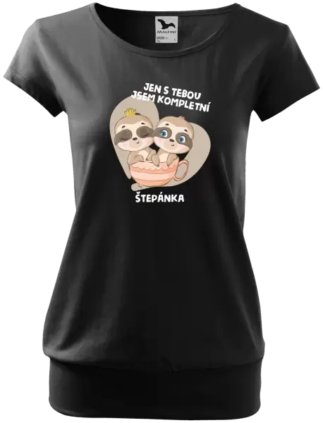 Dámské tričko Jen s tebou jsem kompletní