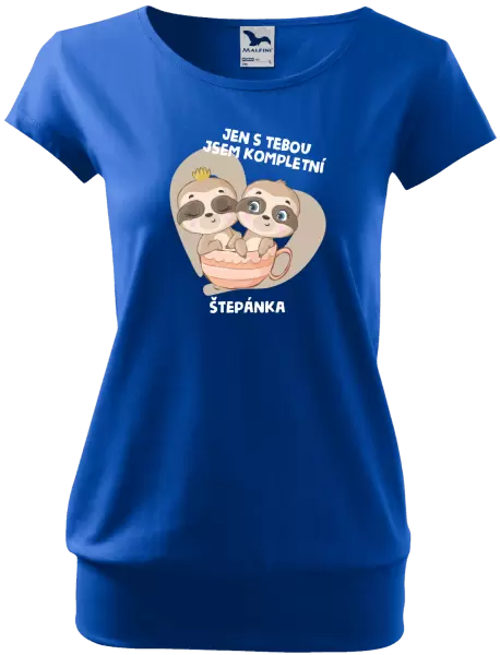 Dámské tričko Jen s tebou jsem kompletní
