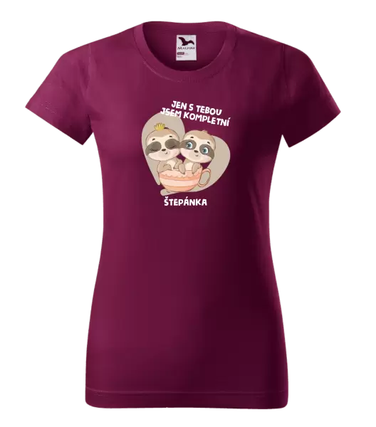 Dámské tričko Jen s tebou jsem kompletní