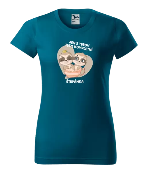 Dámské tričko Jen s tebou jsem kompletní
