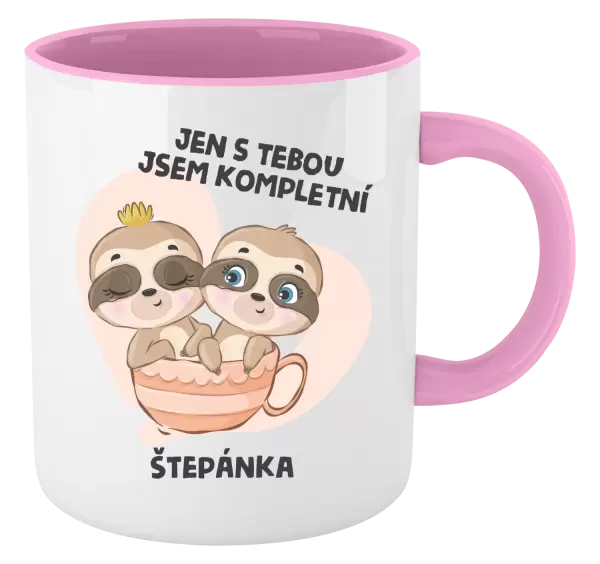 Hrnek Jen s tebou jsem kompletní